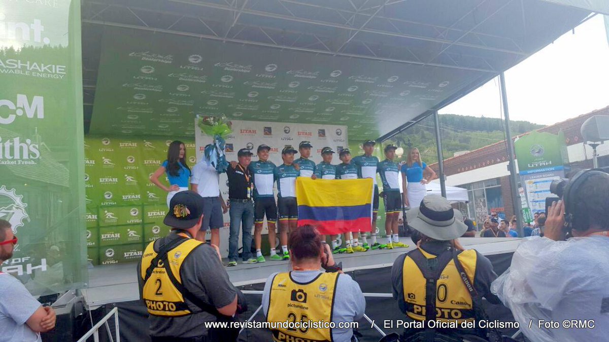 mundociclistico's tweet photo. http://t.co/29zAhaJYfE #TOU15 @TourofUtah @Col_Coldeportes campeónXequipos. @daniel_danielma mejor jóven (VIDEO-FOTOS http://t.co/YnUAGlfcds