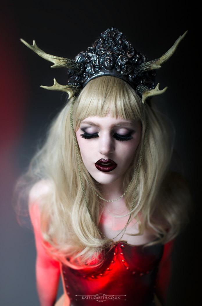 NevermoraShop's tweet photo. Faun Warrior Headdress - fantasy costume, armour, animal friendly https://t.co/2zpVG2pL1a #Nevermora #Antlers http://t.co/34LXlQMlEZ