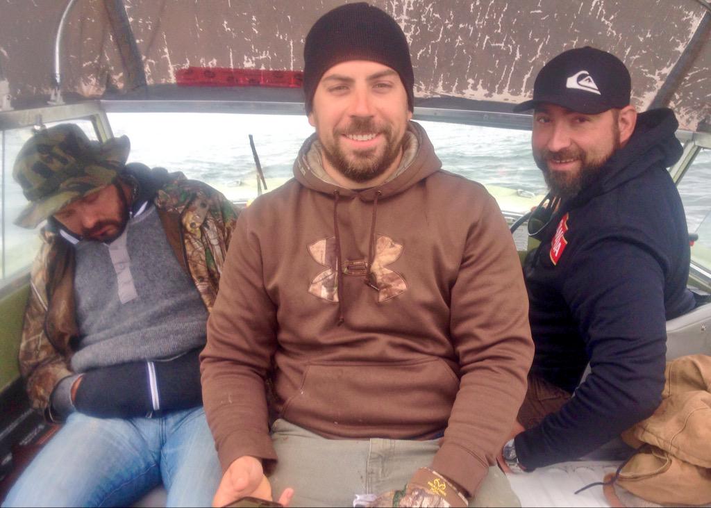 CLH_57's tweet photo. Some guys don't mind early mornings and long days on the water... Others not so much #copilotfail http://t.co/RsJPuGeRtJ