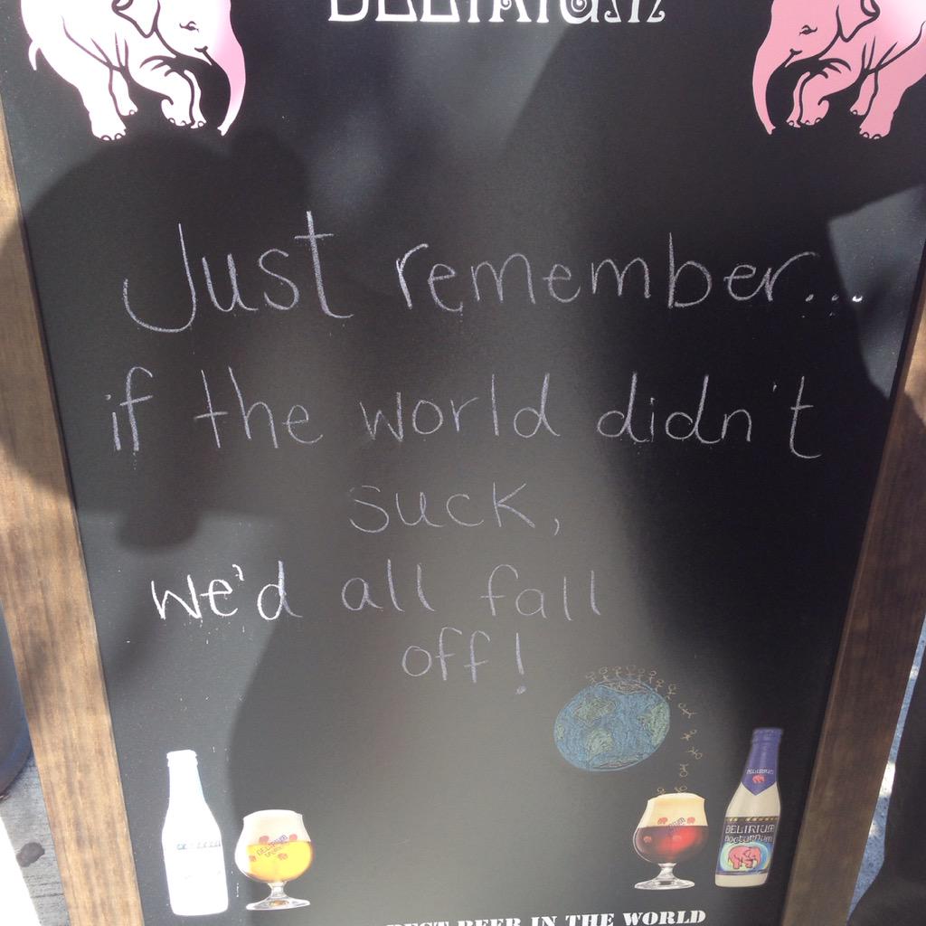 positivitylemon's tweet image. if ur having a bad day (not saying the world sucks, just a funny lil quote i saw!)