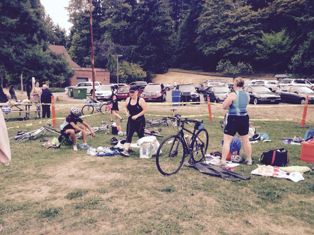 denisegeroux's tweet photo. Awesome Mock Triathlon TSNW &amp; SET athletes rocked it in record time! #mocktriathlonrocked http://t.co/tSTnKrtXaz