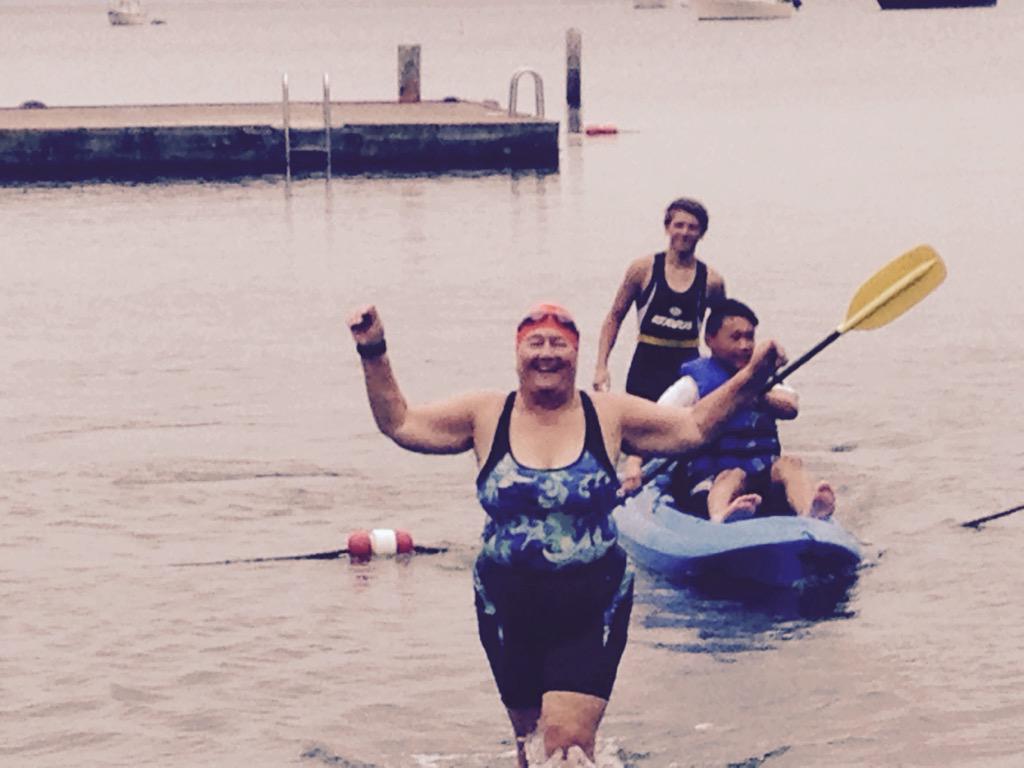 denisegeroux's tweet photo. Awesome Mock Triathlon TSNW &amp; SET athletes rocked it in record time! #mocktriathlonrocked http://t.co/tSTnKrtXaz