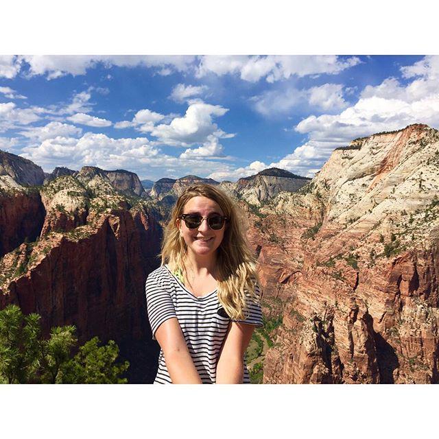 NatlParksPhotos's tweet photo. Selfie hike, selfie stick #Zion #Utah #TaxDollars #extremeshit #nationalparks by tyannaslobe http://t.co/rMGTFiALxO