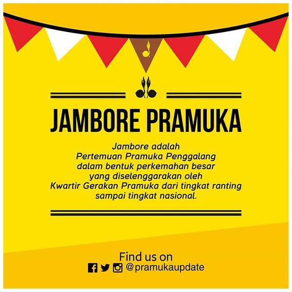 Sekilas tentang JAMBORE #GerakanPramuka #PamukaIndonesia <a href="/kwarnas/">Joulette</a> <a href="/KwarcabPku/">Pramuka Pekanbaru</a> @kwardaRiau <a href="/DKD04RIAU/">DKD 04 RIAU</a> <a href="/pramukaupdate/">Chakradhar</a>
