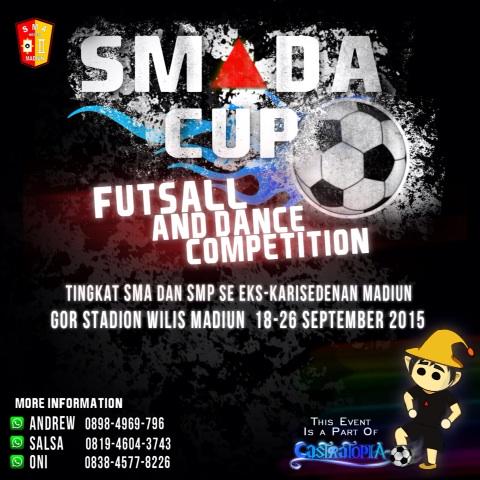 Jago futsal??? YUK BURUAN DAFTARIN TEAM-MU ke SMADA CUP 2015!!! Tanya2?? Bisa dm <a href="/smada_madiun/">SMA NEGERI 2 MADIUN</a> ⚽⚽⚽