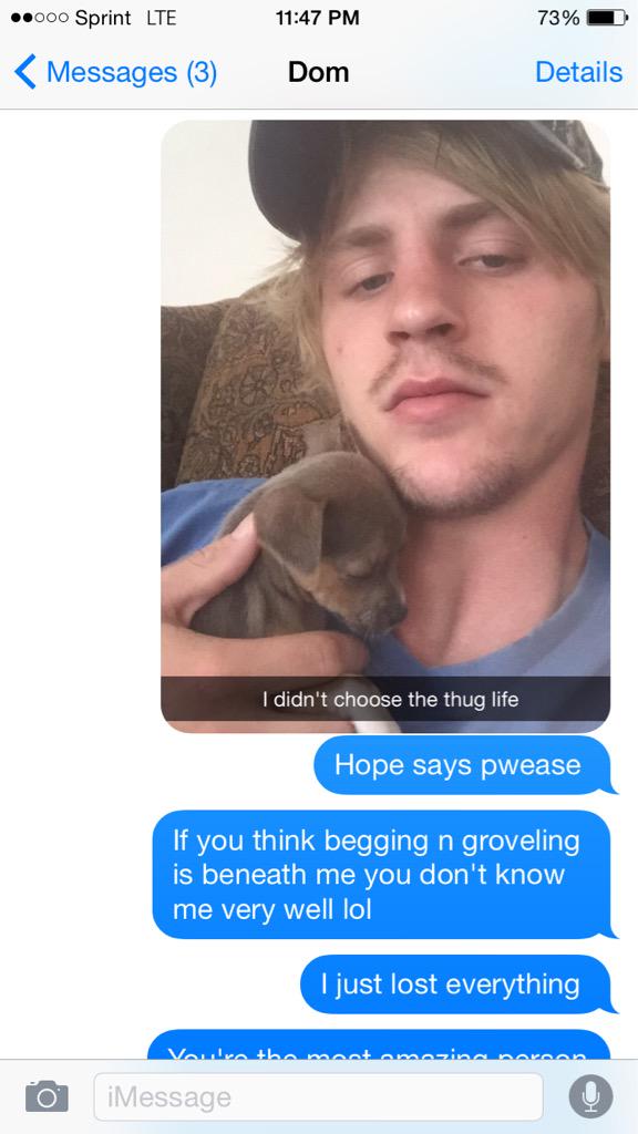glazedohnut's tweet photo. How my texting conversations go as of late lol ftw http://t.co/QPDJIVvfSv