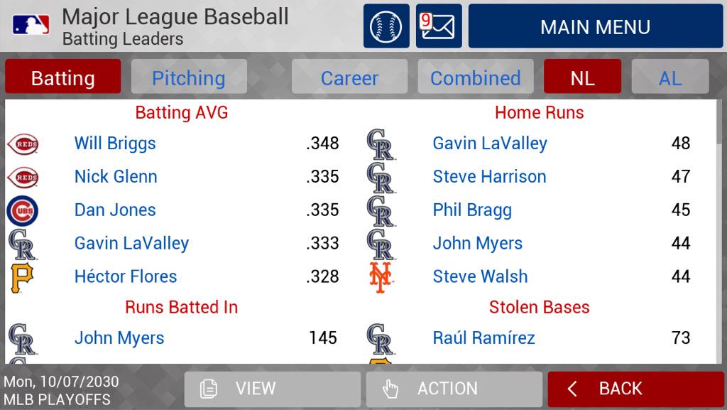 McDonkeyBalls's tweet photo. My Rockies are kinda scary offensively #MLBManager Note Phil Bragg with 160 runs scored http://t.co/wPdDsLY4VL