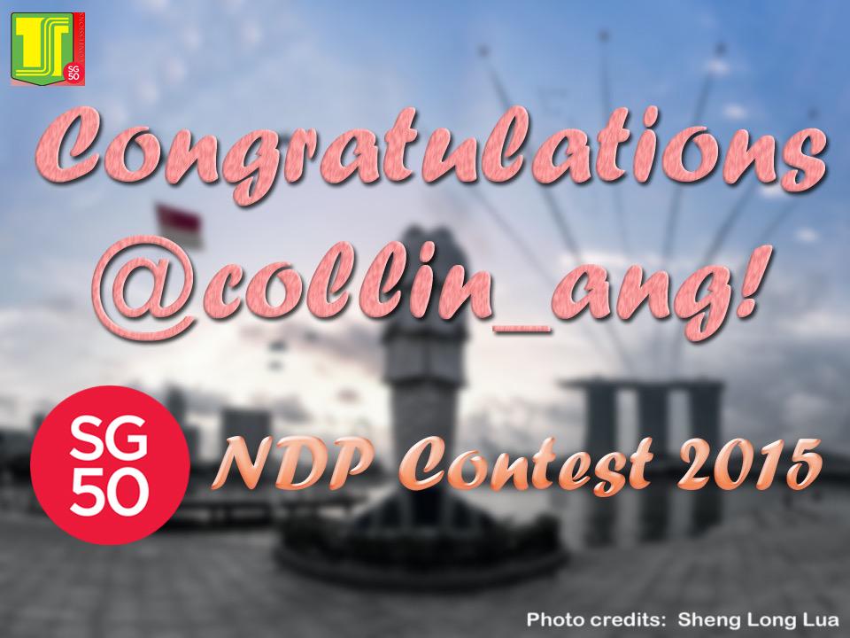 TPSSConfessions's tweet photo. Congratulations to @collin_ang! Thanks everyone for your participation. C U next year! #SG50 #TPSSConfessions http://t.co/JxmMPe51X9
