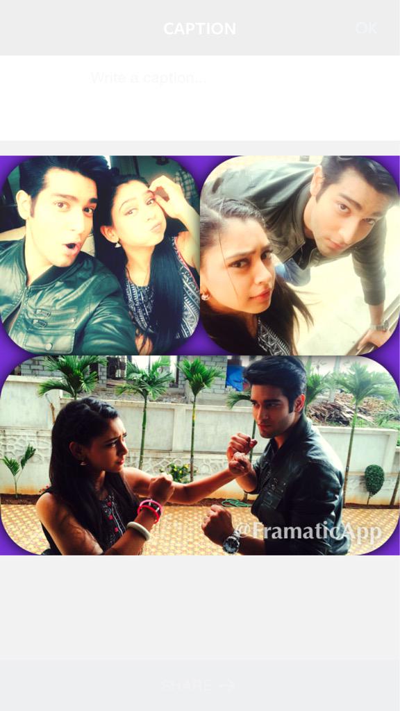 abhishekmalik23's tweet image. 😱😳😏😝😂 @niti_taylor masti on set...behind the scenes #fun #chilling #craziness #nandani #harshad #ky2 #mtv #actorLife