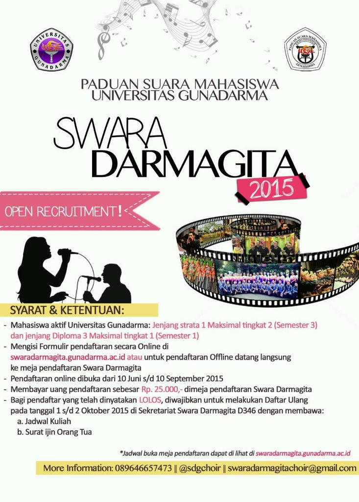 Hai gabung yu jadi anggota paduan suara sdgchoir! explore your talent here. let's sing together!