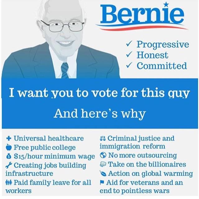 TeaganDaner's tweet photo. Yes!!! #feelthebern #sanders2016 #bernie2016 #berniesanders #berniesanders2016 #losangeles #orangecounty #oc #inlan… http://t.co/Zzaqjsyu3Z