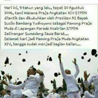 Tanggal 10 Agustus 2006, 9 tahun yang lalu. Menandai langkah pertama kita menyebar ke seluruh Nusantara #Bravo14 ! :D