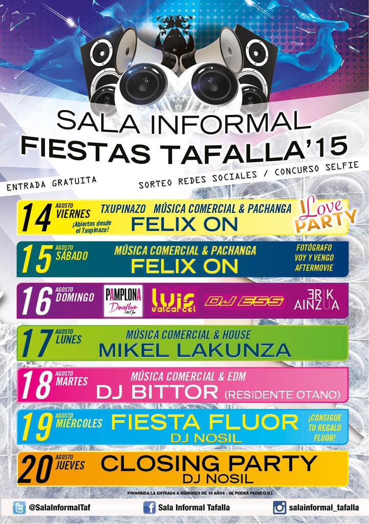 SalaInformalTaf's tweet photo. ¡Cada día se acercan más, y nosotros ya tenemos todo preparado! #FiestasTafalla15 http://t.co/Qke3pomhKT
