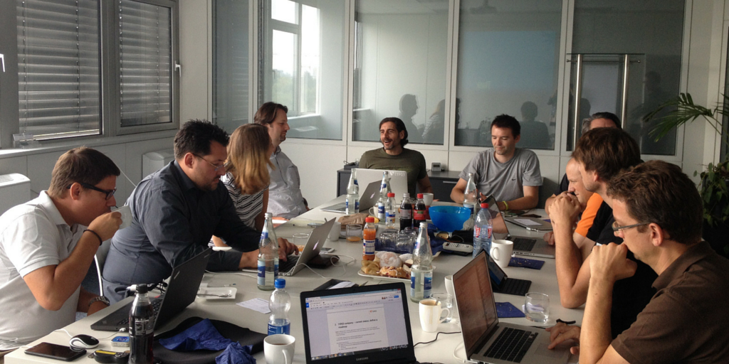 TYPO3Assoc's tweet photo. Greetings from the 3rd QSA 2015 and thank you @flagbit for hosting the meeting #T3THX #t3aqsa ~Naike http://t.co/2724NZvlBL