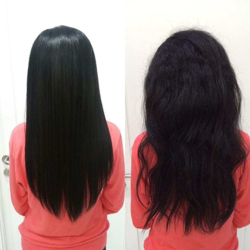 desisalma's tweet photo. Before &amp; after, thankyou makarizo hair studio cempaka mas 😘😘 @MaxiSmoothing http://t.co/cGAi8IKacS