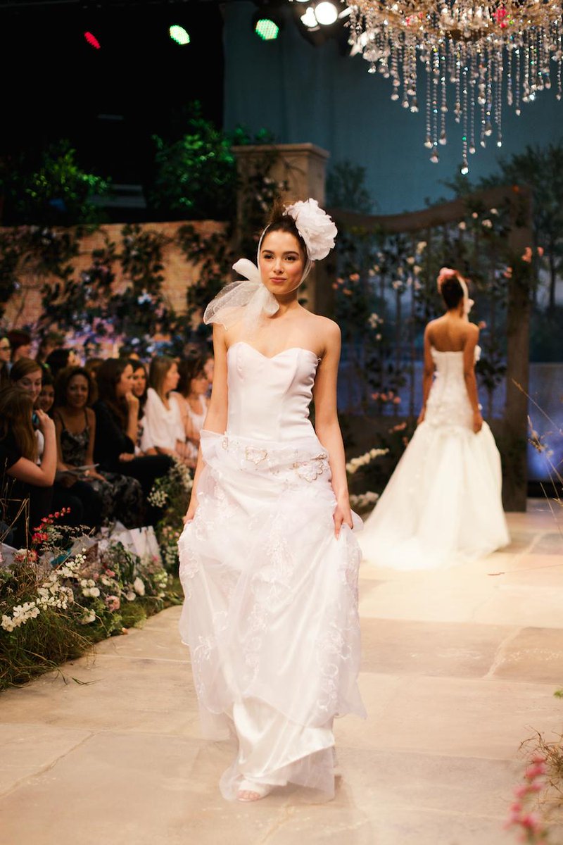 Remembering our launch at <a href="/Bridestheshow/">Brides The Show</a>: The Rhoslyn Blush from our #fairytale collection <a href="/KateNielen/">Kate Nielen</a> #bridal #ruby