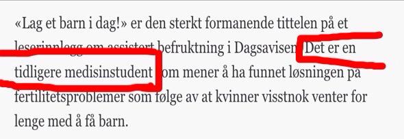 Henrijente's tweet photo. Hersketeknikkdame refererer til meg som "tidligere medisinstudent" i Aftenposten. Eller lege, som det også heter. http://t.co/1a8y2kP4M7