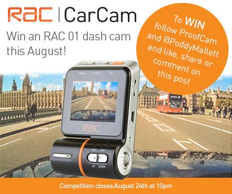 We've teamed up with <a href="/ProofCam/">ProofCam</a> to give away a dashcam. Follow both our accounts to enter. #motacarblog #proofcam