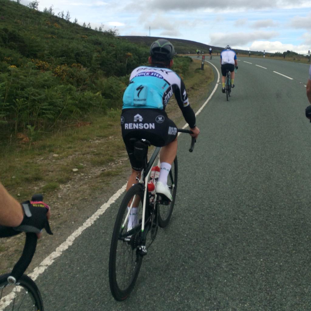 thejoeeley's tweet image. @RiseAboveRide this familiar face led me up the Horseshoe! #RiseAbove