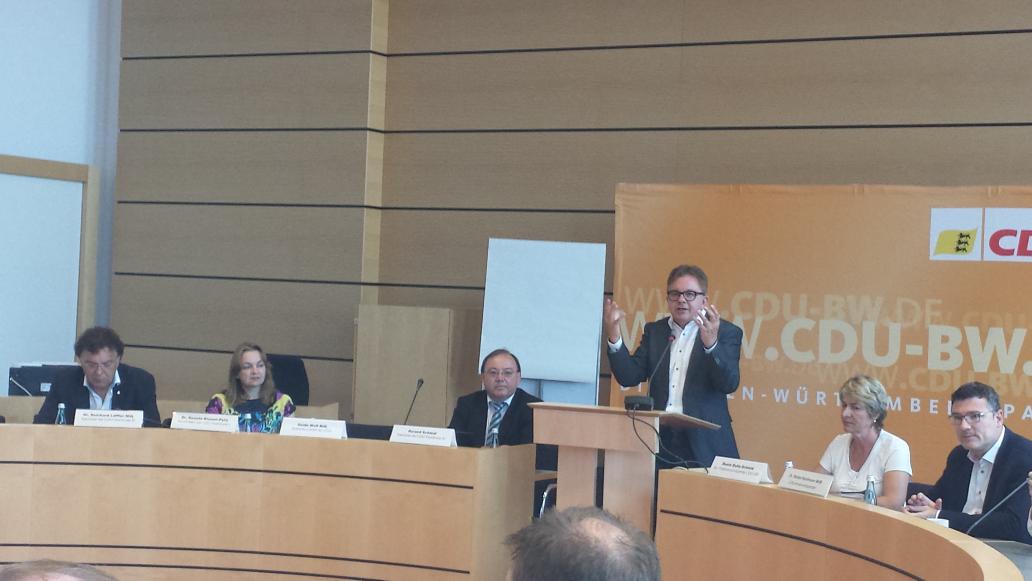 Kommunalpolitisches Gespräch mit Guido Wolf, MdL, im Rathaus Stuttgart. #ltw16
