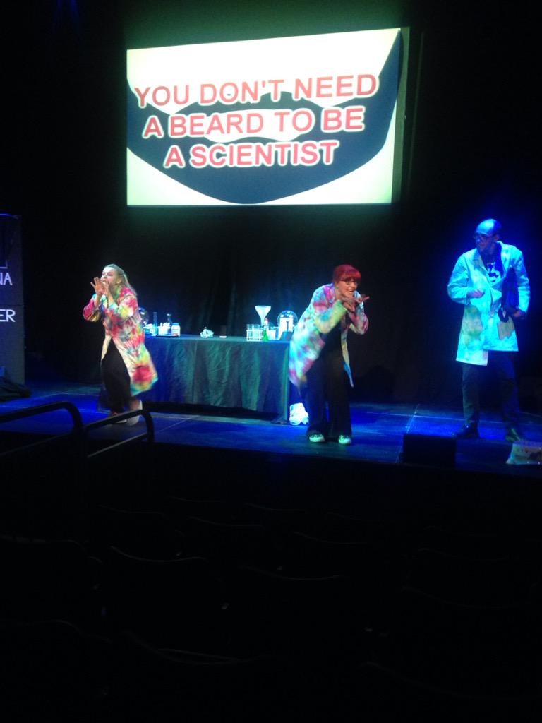 PantoScience's tweet photo. You don't need a beard to be a scientist! Singalong at #PantoScience, today in @ARfringe at 12:15 http://t.co/ONSIUD5tFS