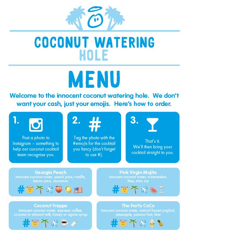 SkintLondon's tweet photo. Swap your emojis for FREE @innocent mocktails today 8am- 7:30pm @boxpark Shoreditch. http://t.co/CGNqU1yNmB  #skint