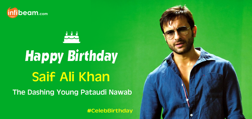 Happy Birthday \Saif-Ali-Khan\ -An actor known for his work! 