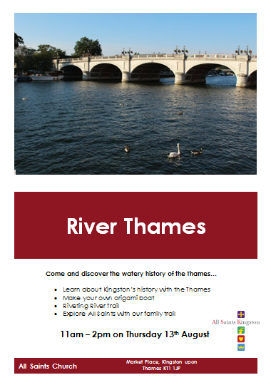 HeritageASK's tweet photo. Don't miss our drop in activity session this Thurs all about the River Thames! 11am-2pm at All Saints Church http://t.co/PQDikiNyxQ