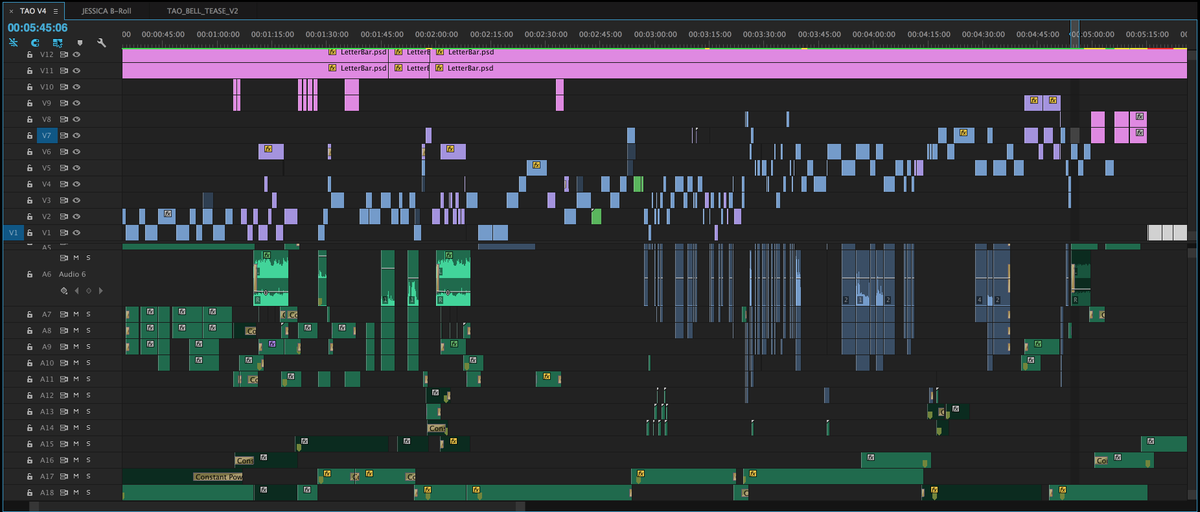 NickLentz's tweet photo. Day 11 of editing.   Messy timeline.   But the video is good.  #ZTAO http://t.co/1wcWCLPI2Z