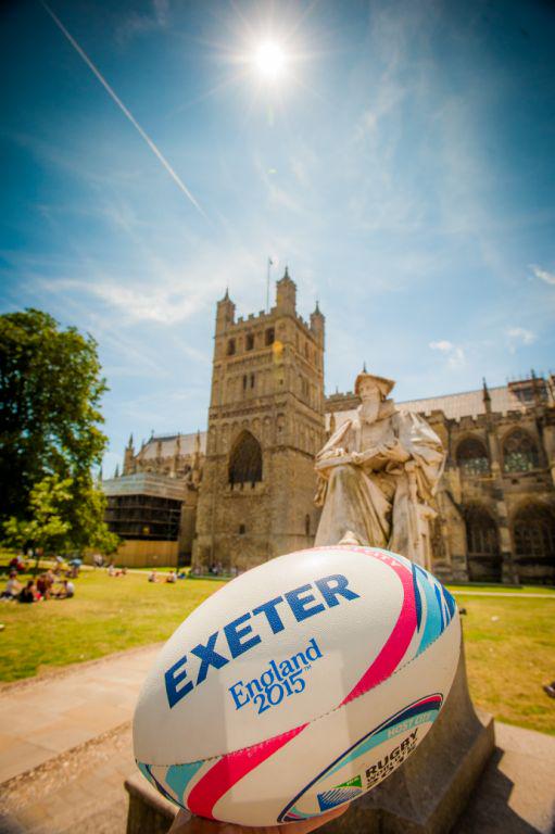RWC2015Exeter's tweet photo. Challenge 12 - Take a walk to the top of @ExeterCathedral for a rooftop tour #TryLearnDoExeter http://t.co/wRzosj7hej http://t.co/qjDrc1LbJ1