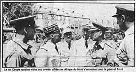 Que fait le roi George VI d'#Angleterre en Afrique du Nord en 1943? #Shoah #WW2