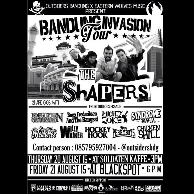 August 20th at soldaten kaffe w/ <a href="/outsidersBDG/">OUTSIDERS BANDUNG</a> the shapers Perry Bois ( @thebuux ) willie walker <a href="/shm_official/">Sweet Home Memories</a>