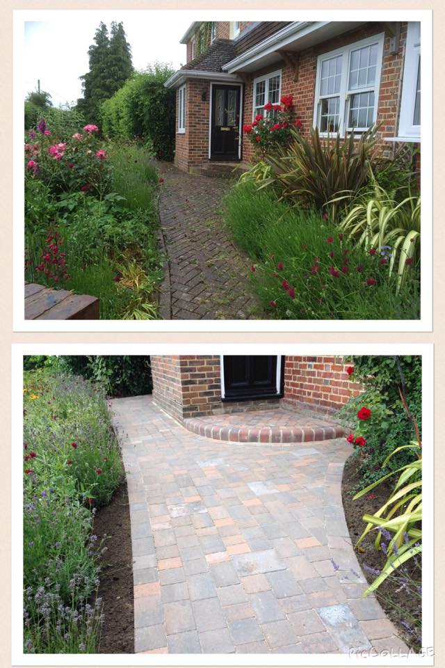 Our resident BAI M&amp;S paving with this beautiful transformation using Beta in Burnt Oak @BrettPaving