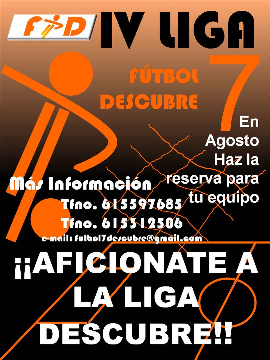 CoriayPuebla's tweet photo. Tu #liga es @Futbol7Descubre no lo pienses!! Aficiónate! @CCP_Informatica @DonanaCF @leonesfc1993 @FcSantalegria http://t.co/xgDWRMLZYZ
