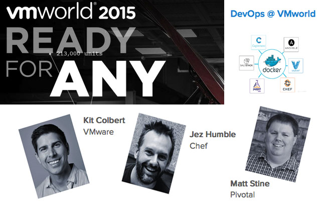 dougmehringer's tweet photo. Need to learn #DevOps? Register for the 3-day mini conference at #VMworld 2015! http://t.co/UZ6Q14F9o8 http://t.co/rBPPARqBBy