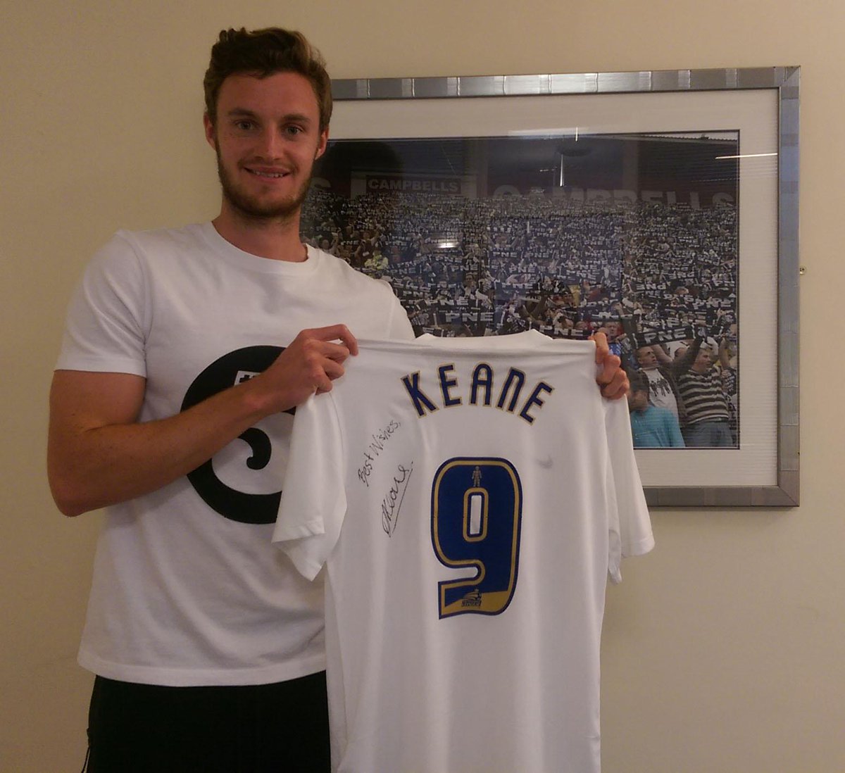 For a chance to win a signed Will Keane shirt, RT this post and a winner will be selected at random later this week.