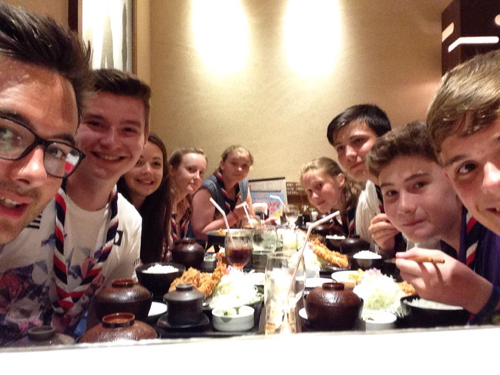 WSJUnit72's tweet photo. Jam packed day taking in as many of the sights in Tokyo as possible! #selfiemadness #japan2015 @ukcontingent http://t.co/HQmqR16PNp