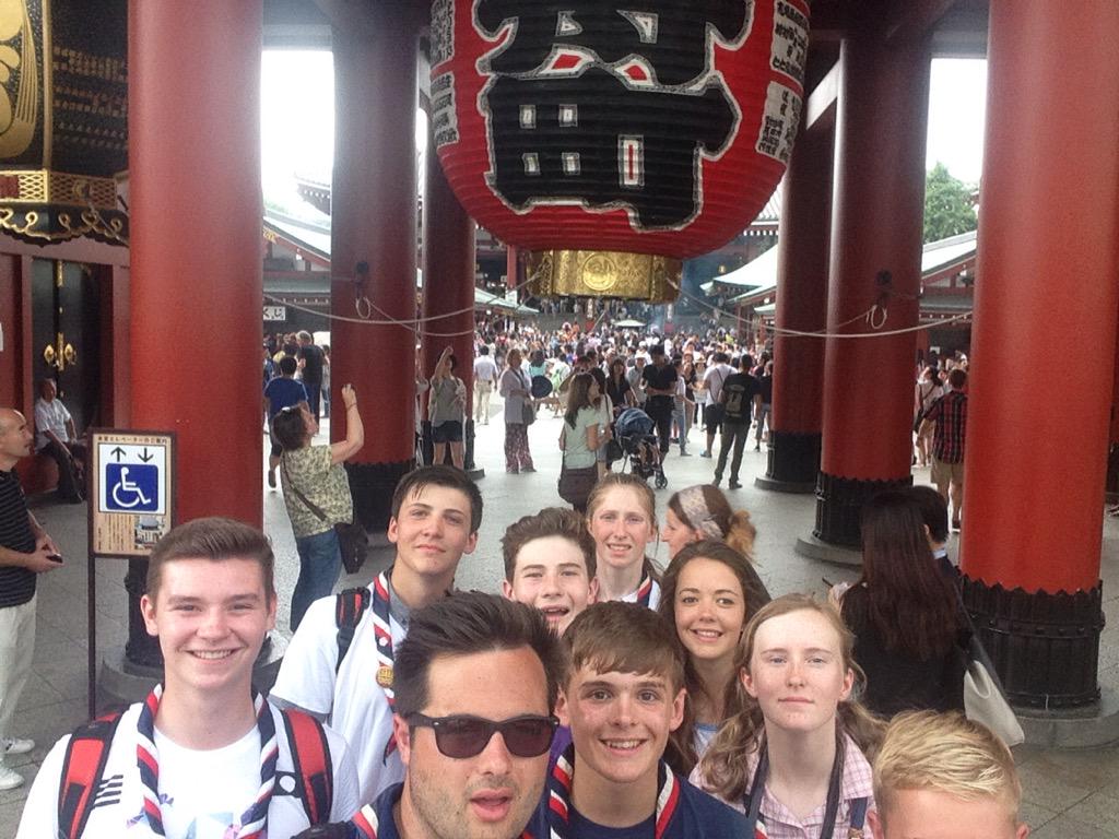 WSJUnit72's tweet photo. Jam packed day taking in as many of the sights in Tokyo as possible! #selfiemadness #japan2015 @ukcontingent http://t.co/HQmqR16PNp