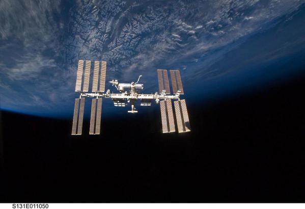 PopSci's tweet photo. Watch NASA astronauts harvest lettuce and eat it for lunch on the ISS #NASAVeggies http://t.co/r006ghqGAu http://t.co/dLf3Kyjdt8