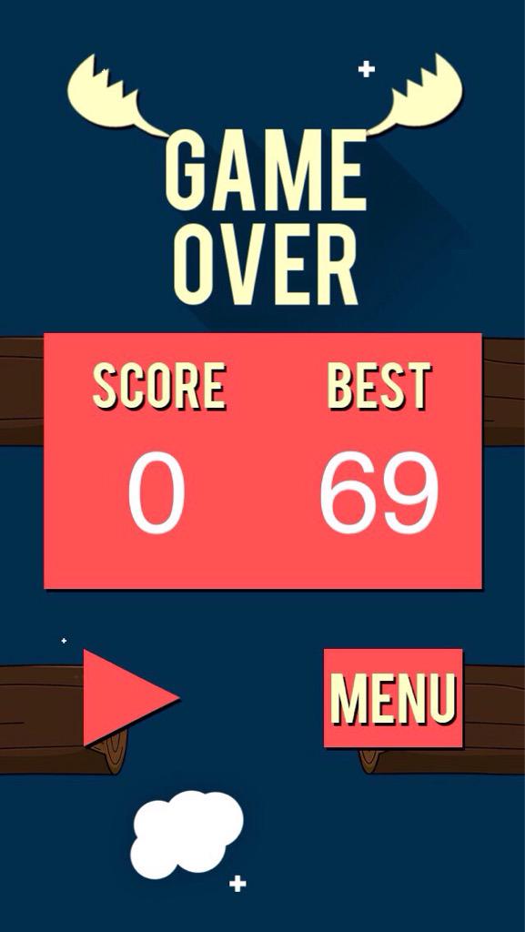 FallingMooseApp's tweet image. We have a new highest score! Anyone beat this? #FallingMoose