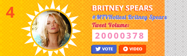 EcuaBritney's tweet photo. #MTVHottest Britney Spears <3
#VideoVeranoMTV Britney Spears 
My #CandiesStyleIcon is Britney Spears http://t.co/5WOEYm6ALV