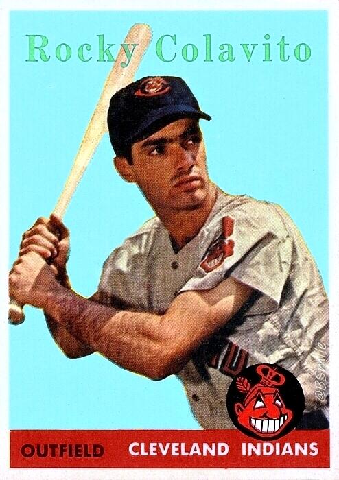 Happy 82nd Birthday Rocky Colavito! Power hitting 9x All-Star with a cannon of an arm in the OF   