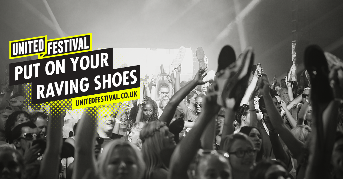 unitedfestuk's tweet photo. Put on your raving shoes! @unitedfestuk http://t.co/wFFjAVqTVN #London #rave #festival #finsburypark http://t.co/MvlnFAMHsk