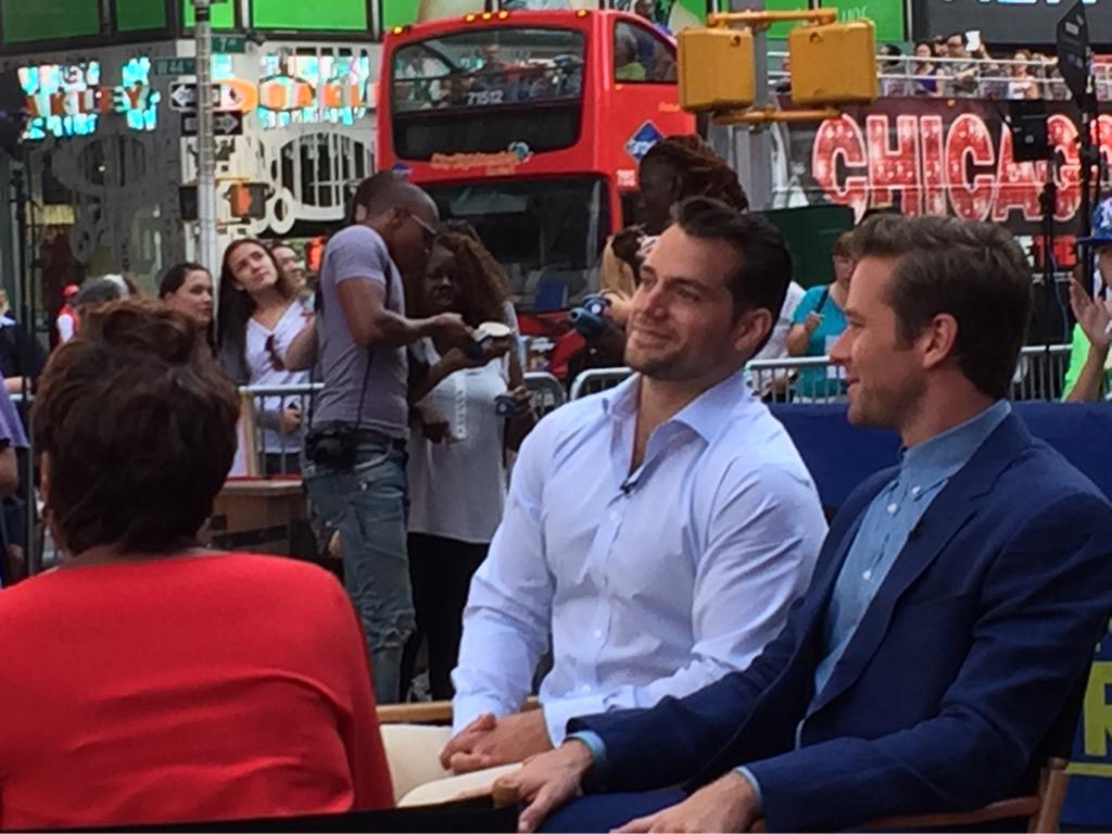 Henry Cavill News: Henry Spotted With Costar Armie Hammer & His Wife