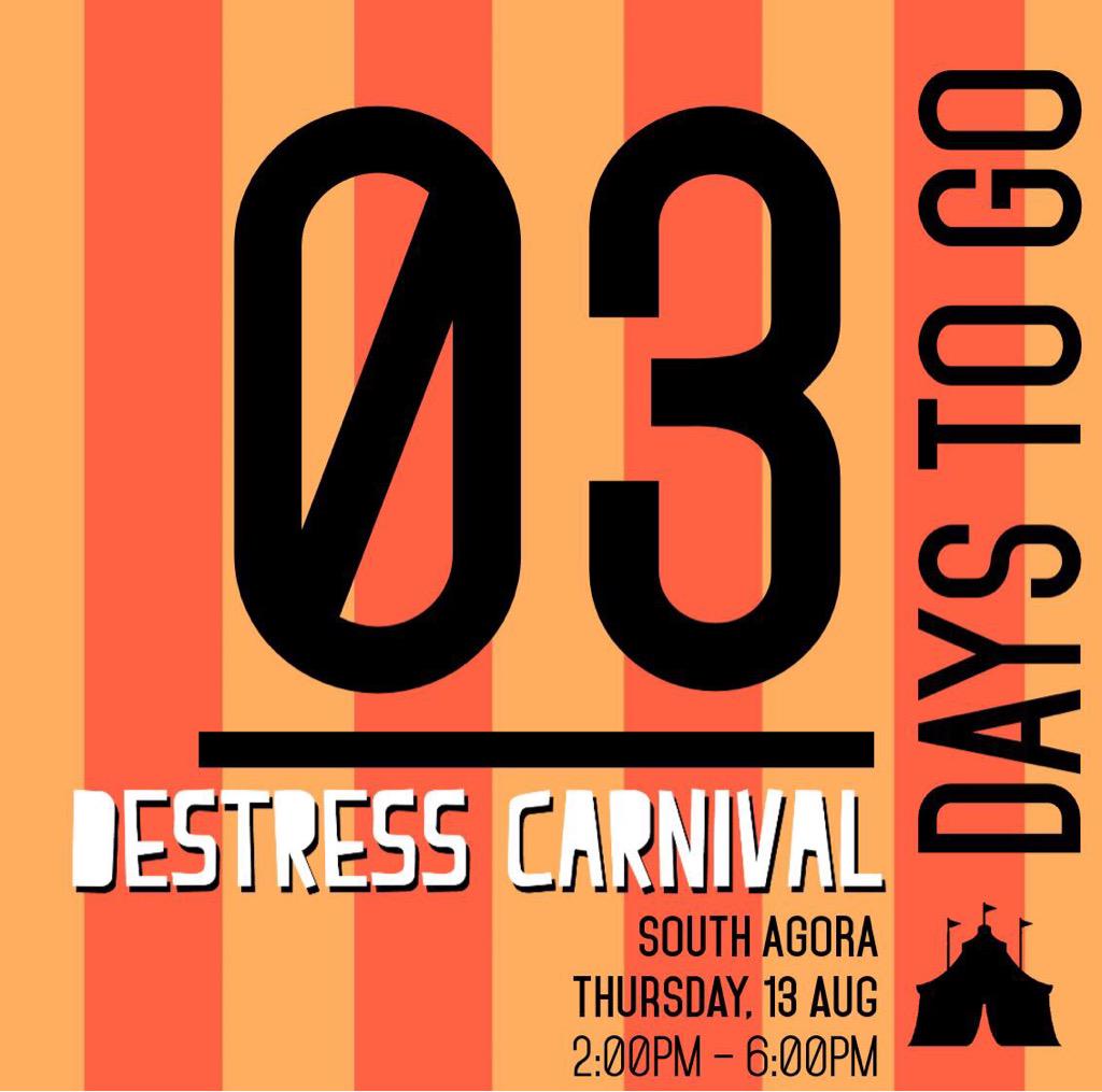 RPHangsOut's tweet photo. Republic Polytechnic, just 3 more days to Destress Carnival! Mark your calendars! #RPHangsOut #StressOutHangOut http://t.co/onBlfguztv