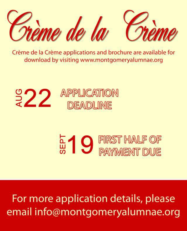Interested in participating in the 2016 Creme de la Creme? #dstcreme2016