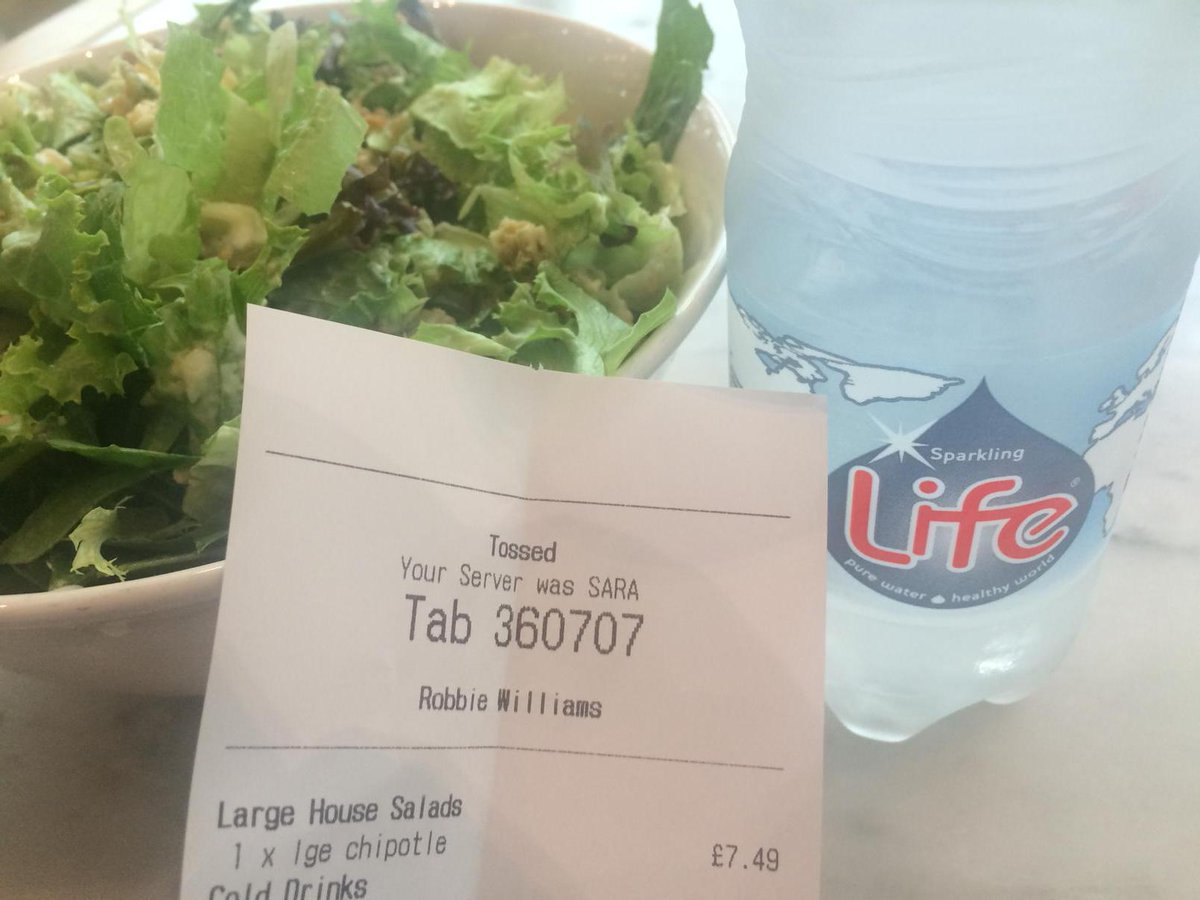 PVMContent's tweet image. Sings 'I'm eating salad instead, and through it all...' @tosseduk @LifeWaterUK @HealthistaTV @KevinJMagee