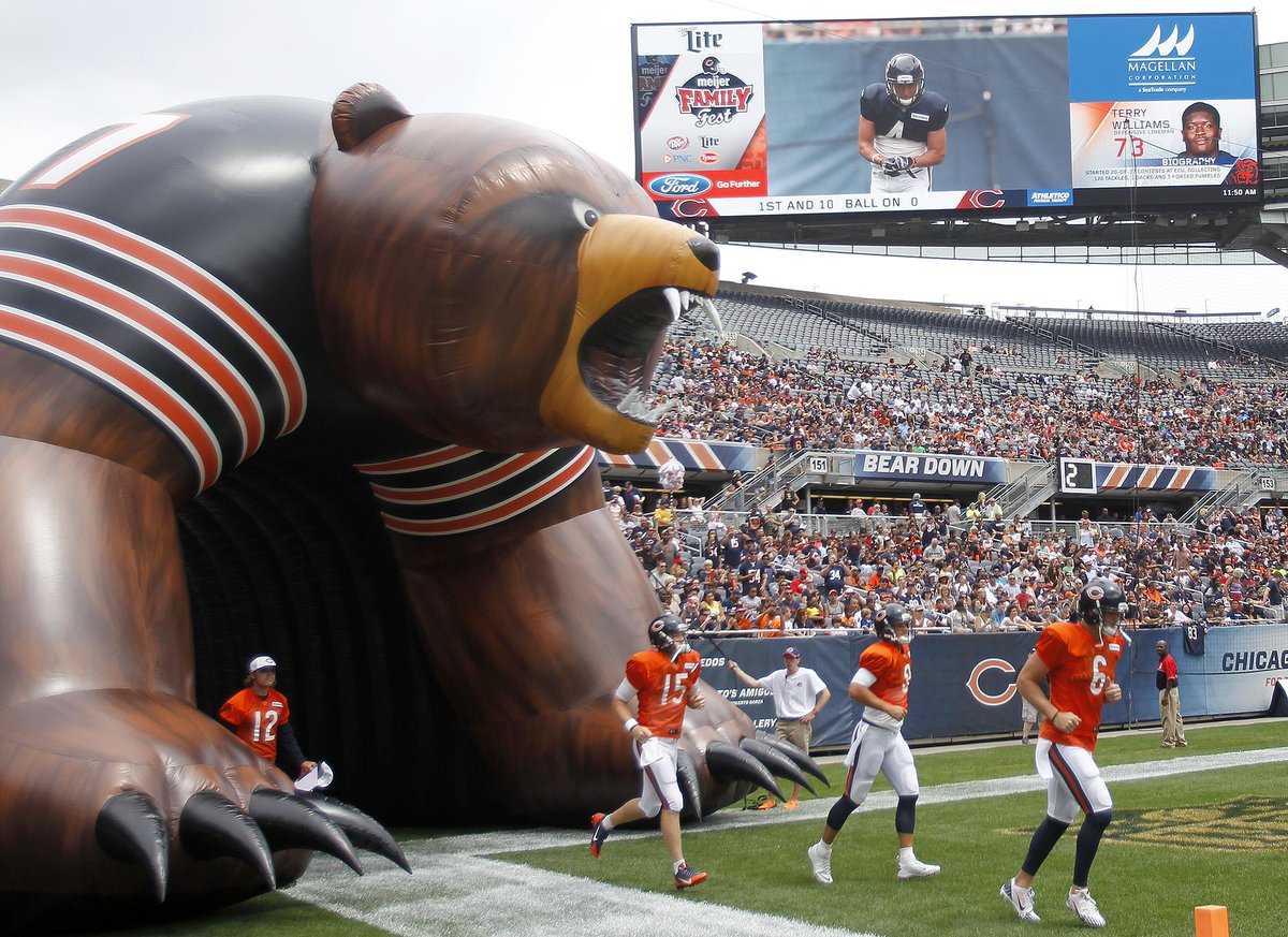 Bears return to practice in Bourbonnais at 11:15. ICYMI, our recap of Saturday's scrimmage: shawurl.com/223s