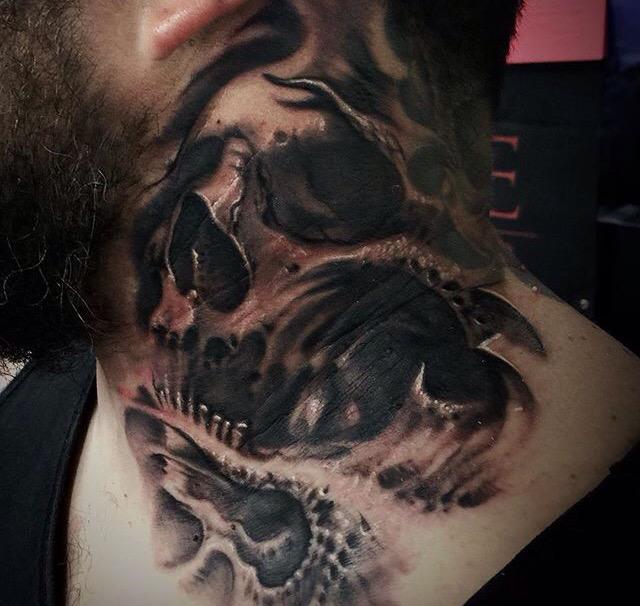 Free hand neck tattoo by <a href="/CarlGracetattoo/">Carl Grace</a> 
SaveMyInk.com #SaveMyInk
#Discover #Share #Discuss #Save