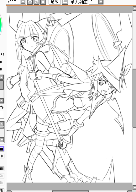 きりしらをラクガキしてたけど飽きてきた\(^o^)/ 